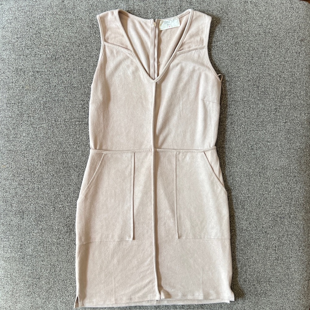 🟢 Siena Sky bodycon dusty pink dress (size small)